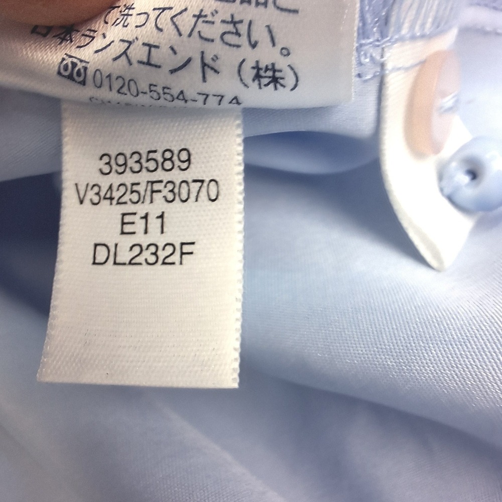 Lands End Blouse Womens 20W Blue Short Sleeve Career Top Classic Office - Picture 7 of 7